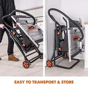 Portable Evolution Rage 5-S Table Saw for Multi-Material Cutting