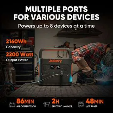 Jackery Explorer 2000 PRO Power Station - Solar Generator