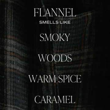 Flannel Candle - Cozy Vanilla & Caramel Scented Soy Candle