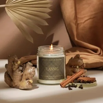 Flannel Candle - Cozy Vanilla & Caramel Scented Soy Candle