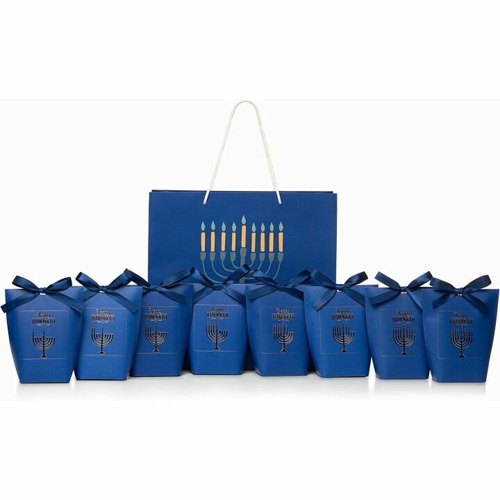 Hanukkah Gift Bag Set for 8 Nights – Fill & Celebrate!