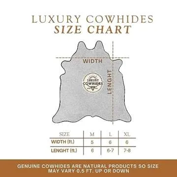 Sunshine Cowhides 100% Genuine Black Cowhide Rug - Luxurious Cow Rug for Bedroom, Kitchen, Living Ro...