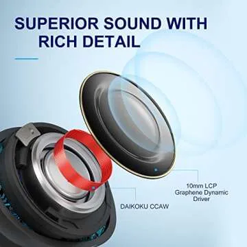 QCY HT05 Active Noise Cancelling Earbuds - 30H Playtime