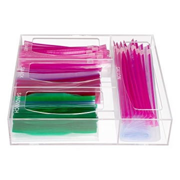 Aphbrada Ziplock Bag Storage Organizer for Kitchen