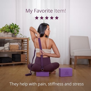 Clever Yoga Block & Strap Set for All Levels | Fitness Essential