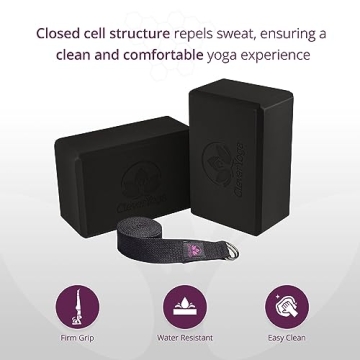 Clever Yoga Block & Strap Set for All Levels | Fitness Essential