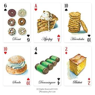 FIKA Playing Cards Celebrate Baking Art with Unique Deck