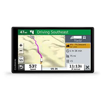 Garmin Dezl OTR500, 5.5-inch GPS Truck Navigator, Custom Truck Routing and Load-to-Dock Guidance, 010-02603-00 (Renewed)