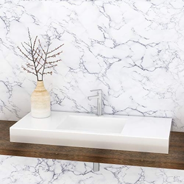 Livelynine Peel and Stick Marble Wallpaper for Home Decor