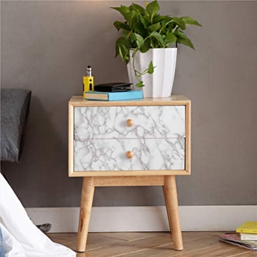 Livelynine Peel and Stick Marble Wallpaper for Home Decor