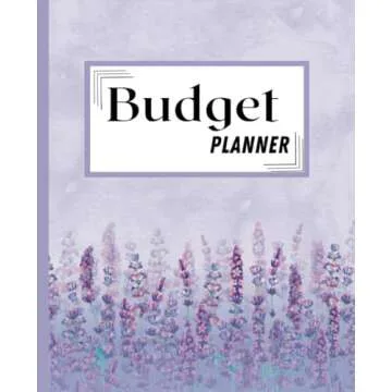 Purple Budget Planner, Monthly Expense Book: Budgeting Workbook Undated 12 Month Tracker to Hit Your...