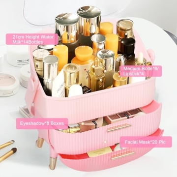 MASSY Egg Shape Portable Makeup Organizer for Elegance