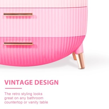 MASSY Egg Shape Portable Makeup Organizer for Elegance