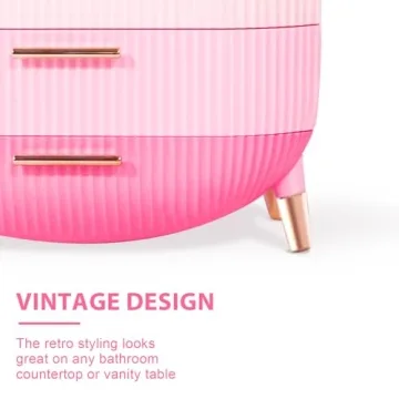 MASSY Egg Shape Portable Makeup Organizer for Elegance