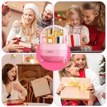 MASSY Egg Shape Portable Makeup Organizer for Elegance