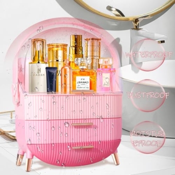 MASSY Egg Shape Portable Makeup Organizer for Elegance