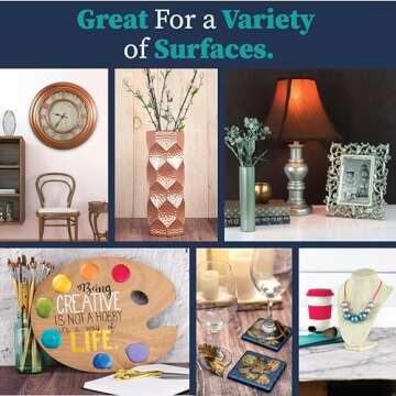 DecoArt Americana Acrylics Paint DAZZLING METALLICS, Set of 18 Popular Colors, 2 fl oz Bottle (Pack of 18)