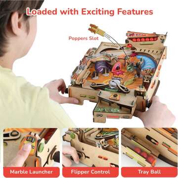 DIY STEM Pinball Machine for Kids - Engaging Learning Fun
