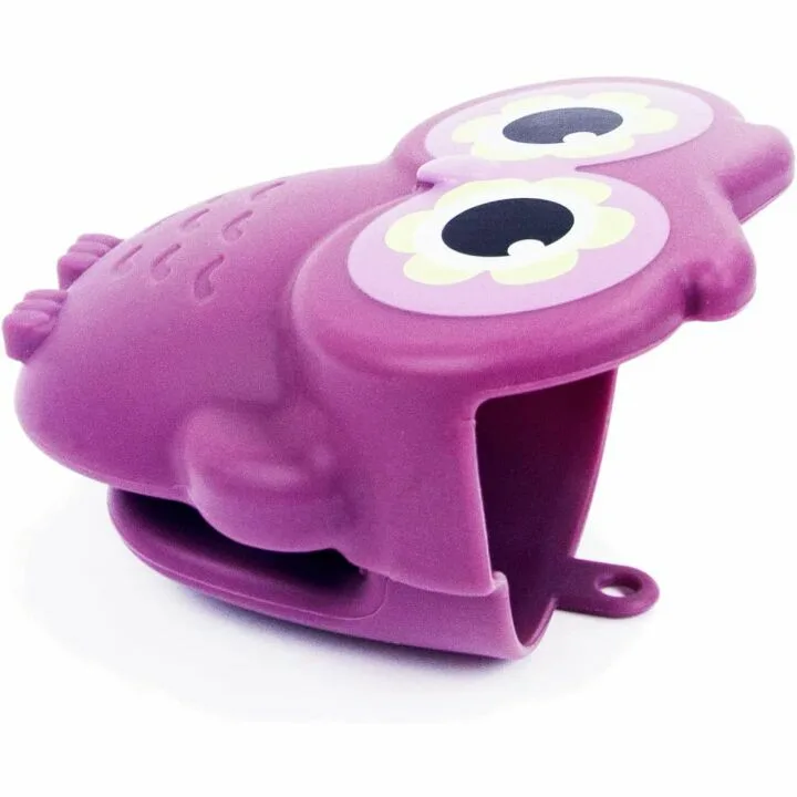 Cute Owl Silicone Oven Mitts - Heat Resistant Grippers