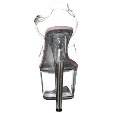 Chic Ellie Shoes Women's Clear Platform Sandals