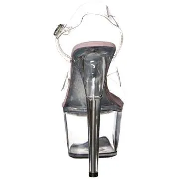 Chic Ellie Shoes Women's Clear Platform Sandals