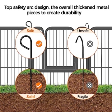 Yaheetech Dog Playpen 16 Panels Heavy Duty for Pets