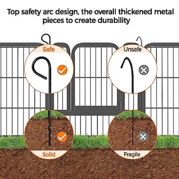 Yaheetech Dog Playpen 16 Panels Heavy Duty for Pets