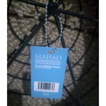 MAHAO Straw Flat Seat Cushion, Handmade Floor Pouf Mat, Ottoman Footstool for Meditation, Zen, Yoga Practice or Buddha (19.7" Dia. x 6.7" H)