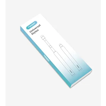 Metapen X1 Universal Stylus Pen for Touch Screens, 2-1 Retractable Pointer & Stylus with Special Flocking Tip, High Precision & Soft, Stylus Pen for iPad/iPhone/Android/Tablets/Samsung/HP/Kindle