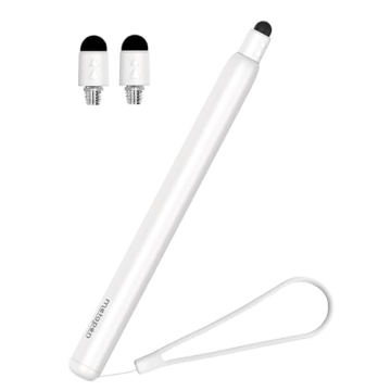 Metapen X1 Universal Stylus Pen for Touch Screens, 2-1 Retractable Pointer & Stylus with Special Flocking Tip, High Precision & Soft, Stylus Pen for iPad/iPhone/Android/Tablets/Samsung/HP/Kindle