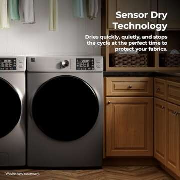 Kenmore Electric Dryer with Steam and Smart Sensor System