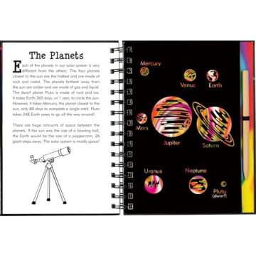 Explore the Solar System with Scratch & Sketch Activity Book