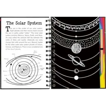 Explore the Solar System with Scratch & Sketch Activity Book