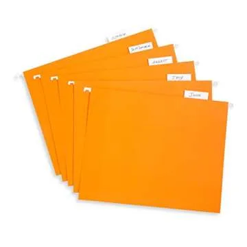 Blue Summit Supplies Hanging File Folders, 25 Reinforced Hang Folders, Designed for Home and Office ...