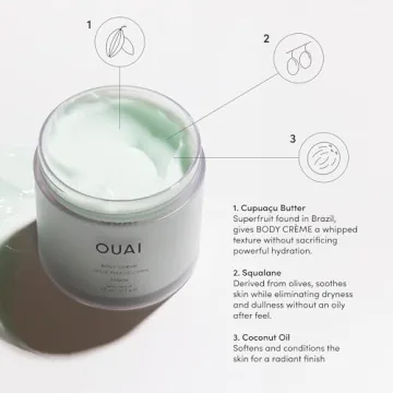 OUAI Hydrating Whipped Body Cream with Cupuaçu Butter