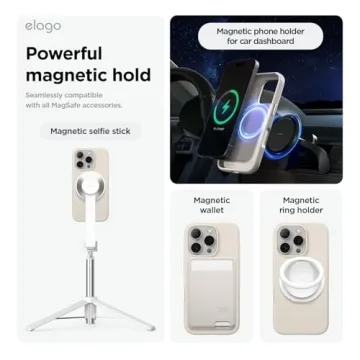 elago Magnetic Silicone Case for iPhone 16 Pro