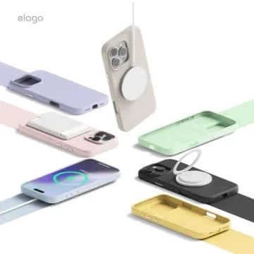 elago Magnetic Silicone Case for iPhone 16 Pro