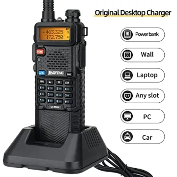 BAOFENG UV-5R 8W Ham Radio with Programming Cable