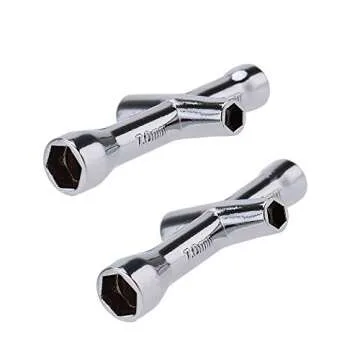 ShareGoo 2 Pack 4mm 5mm 5.5mm 7mm Cross Wrenches