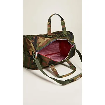 Herschel Novel Duffel Bag, Woodland Camo/Multi Zip, Classic 42.5L