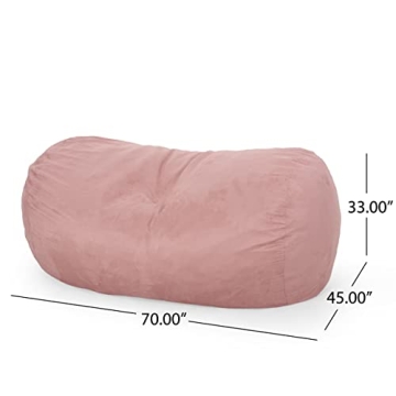 Christopher Knight Home Bean Bag in Rose Petal Pink