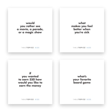 TableTopics Kids To Go - 40 Engaging Cards for Memories