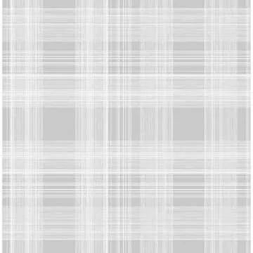 NextWall Stacy Garcia Home Rad Plaid Denim Blue Peel and Stick Wallpaper