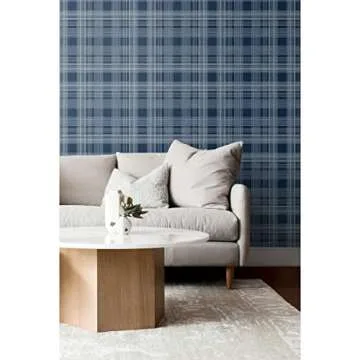 Rad Plaid Peel and Stick Wallpaper - Easy Home Decor Solution