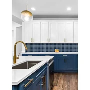 Rad Plaid Peel and Stick Wallpaper - Easy Home Decor Solution