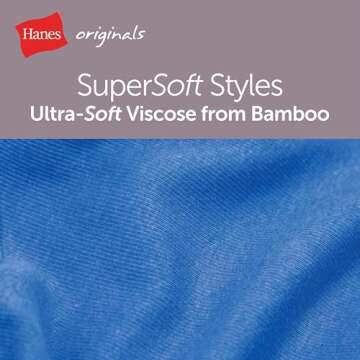 Hanes Women's Originals Supersoft Comfywear 2 Piece Lounge Crop Top & Boxer Shorts Loungewear Set, Ecology Green/Ecology Green, Small