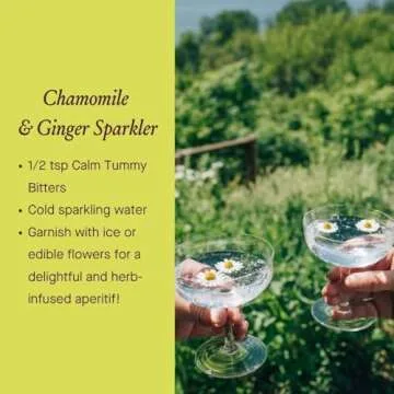 Urban Moonshine Calm Tummy Bitters - Certified Organic - Relief for Nausea & Upset Stomach* - Bloating Relief* - Soothes Digestion* - Digestive Bitters - Gluten Free Herbal Supplement - 2 Fl Oz