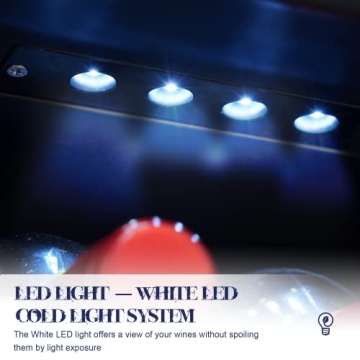 Kalamera Mini Fridge Wine Cooler for Home and Office