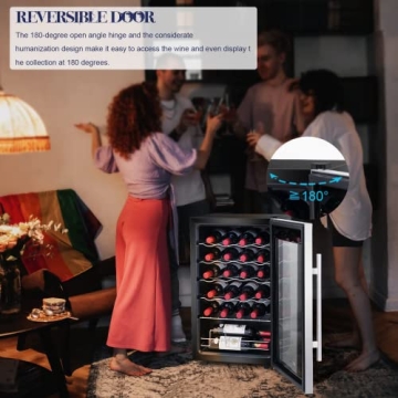 Kalamera Mini Fridge Wine Cooler for Home and Office