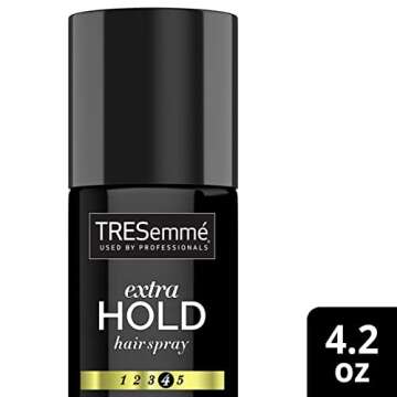 TRESemmé Extra Hold Hairspray, 2-4.2 oz (Pack of 2), Strong Humidity Resistant, Frizz Control, All Day Smoothness, Salon Quality